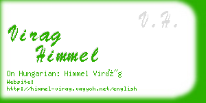 virag himmel business card